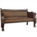 Design Toscano Lord Raffles Winged Lion Settee Bench AF51251